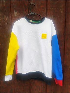 Levi's Lego Colorblock Sweatshirt Vintage Medium Rare 90s/Y2k Skater Streetwear